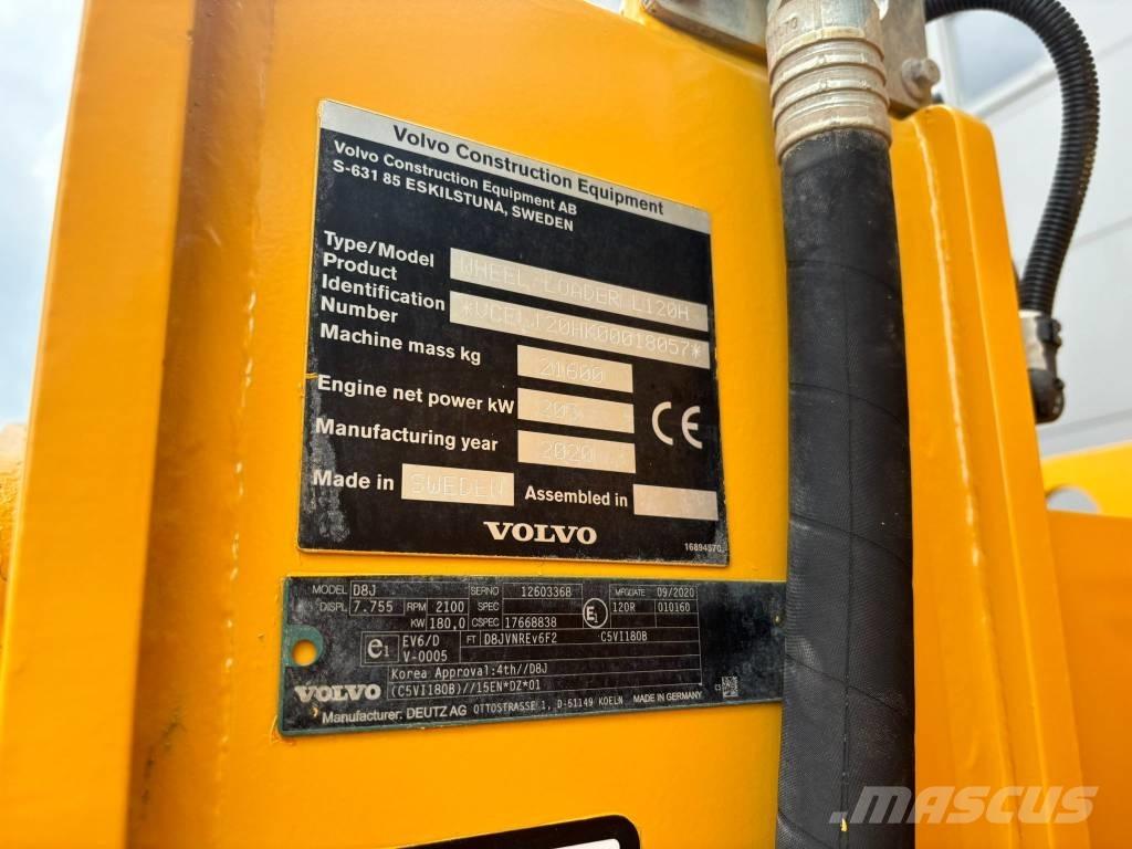 Volvo L 120 H Utovarivači na točkove