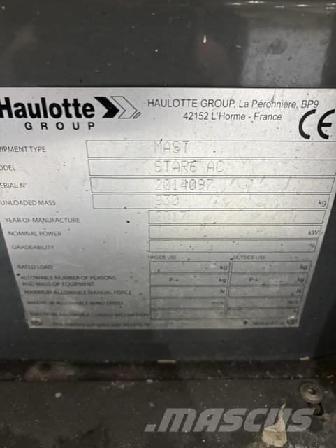 Haulotte Star 6 Jarbolne penjajuće platforme