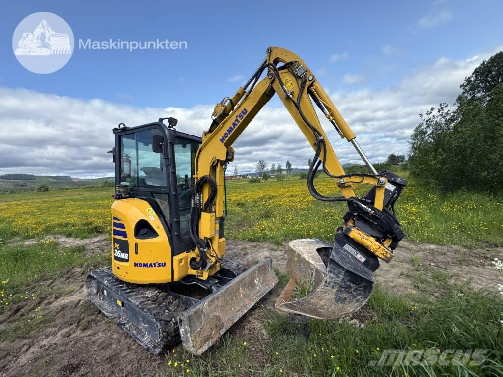 Komatsu PC 26 MR Mini bageri < 7t