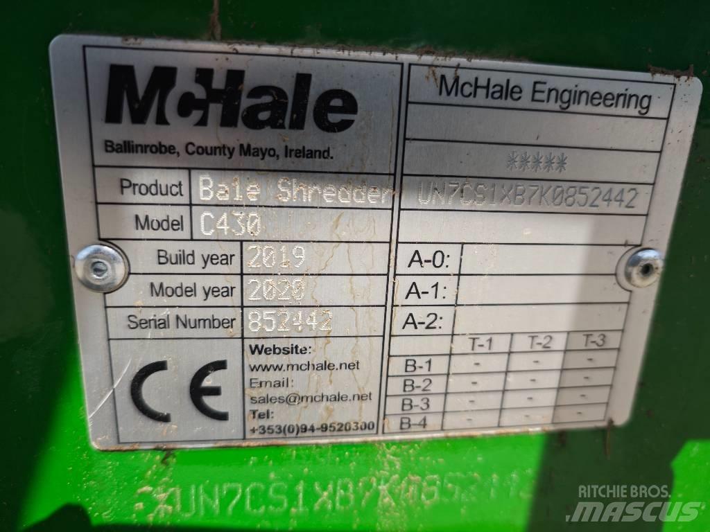 McHale C 430 Rezači za bale, oprema za rezanje i odvajanje bal