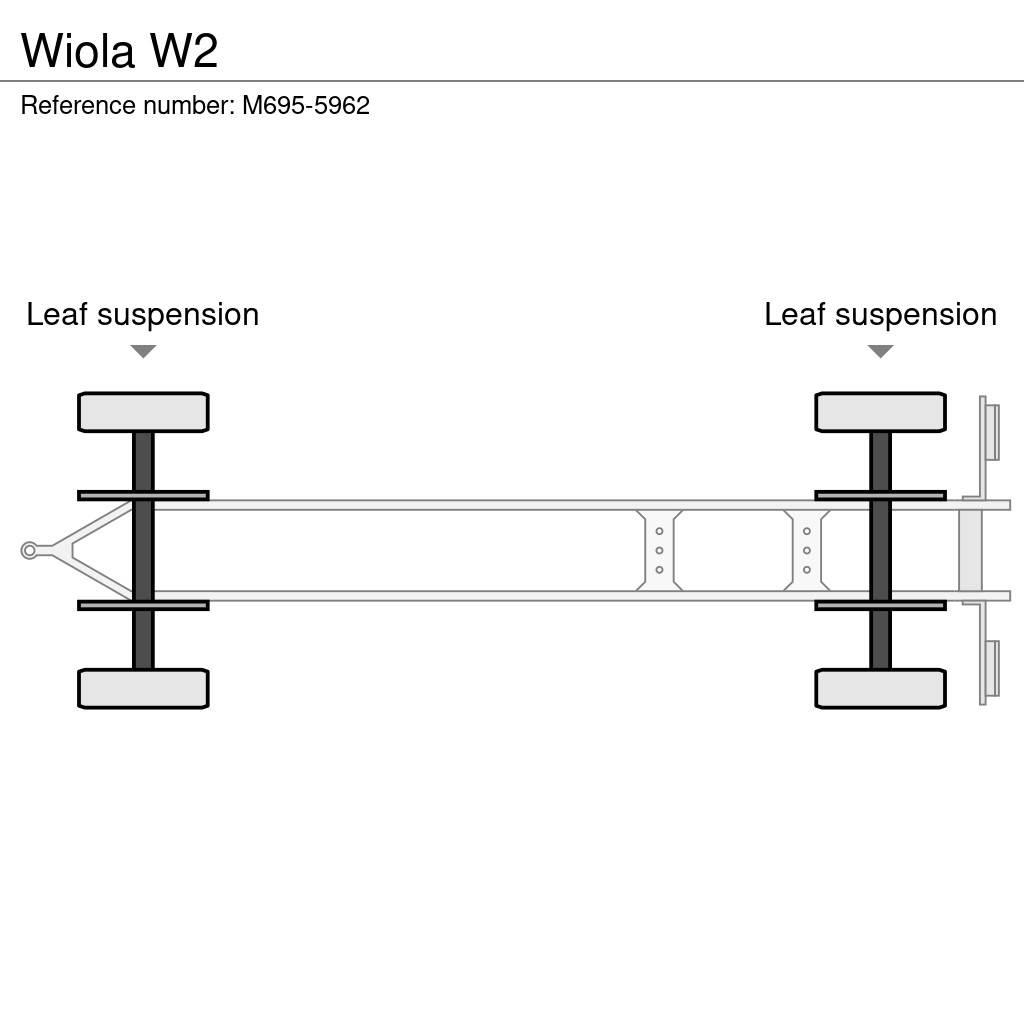 Wiola W2 Prikolice platforme/otvoreni sanduk