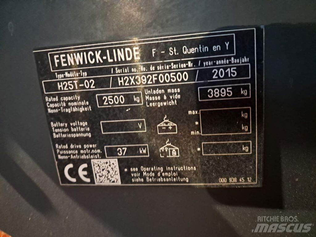 Linde H25T-02 Plinski viljuškari