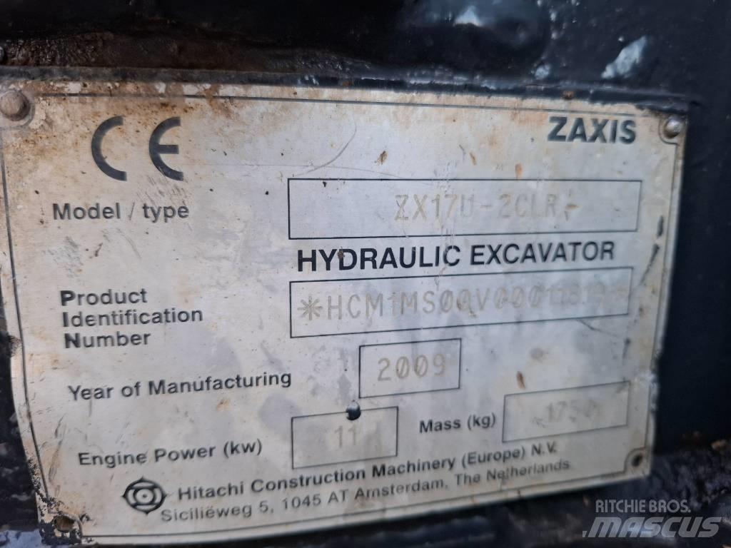 Hitachi ZX17U-2CLR Mini bageri < 7t