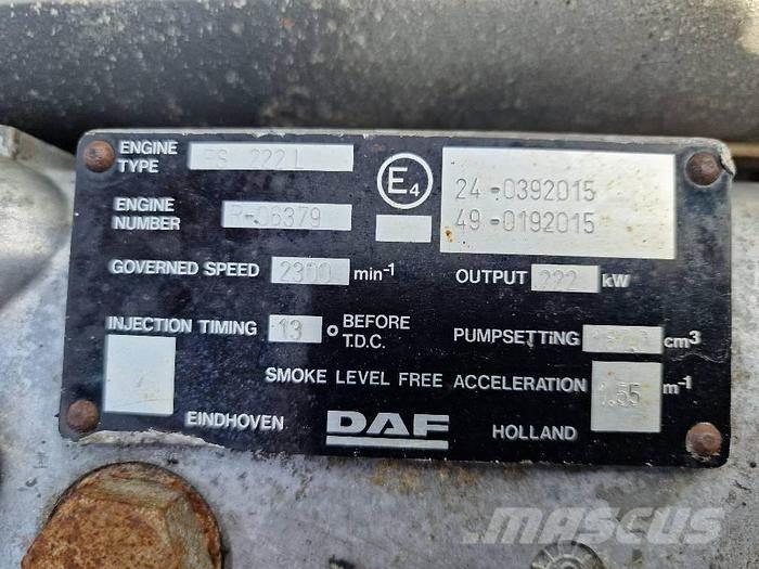  Engines RS 222 L Ostale kargo komponente