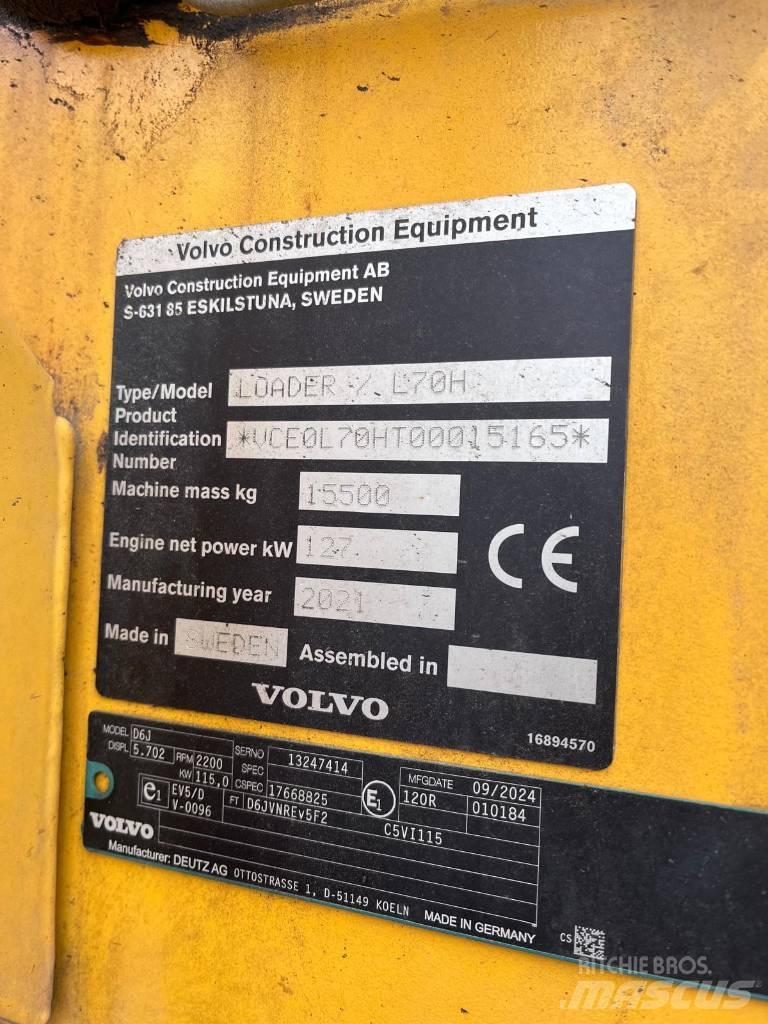 Volvo L 70 H Utovarivači na točkove
