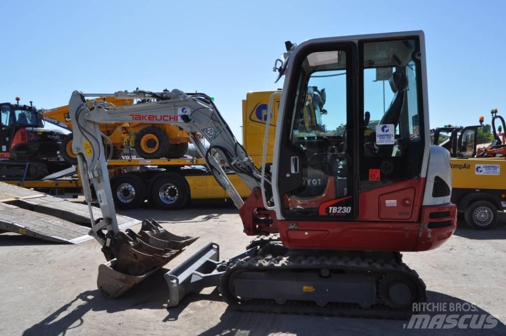 Takeuchi TB 230 Mini bageri < 7t