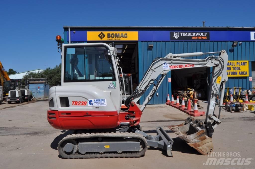 Takeuchi TB 230 Mini bageri < 7t