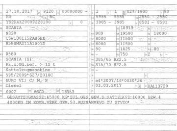 Scania R 580 Tegljači