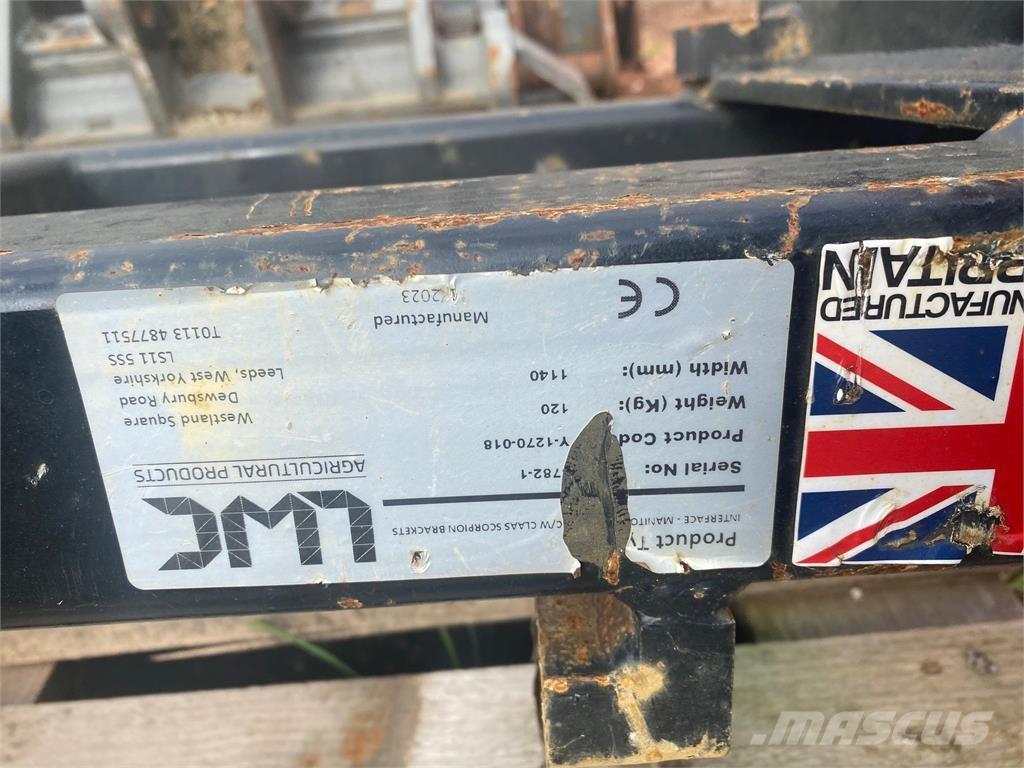  ADAPTOR PLATE Poljoprivredni teleskopski utovarivači