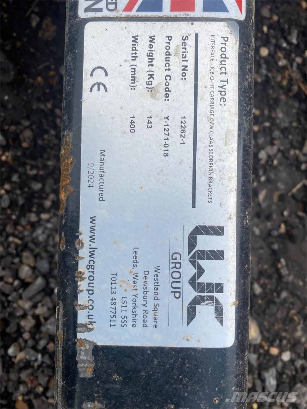  ADAPTOR PLATE Poljoprivredni teleskopski utovarivači