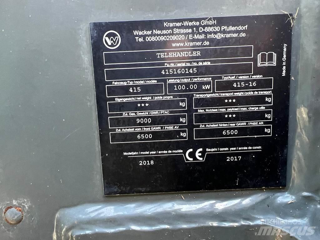 Kramer KT357 Poljoprivredni teleskopski utovarivači