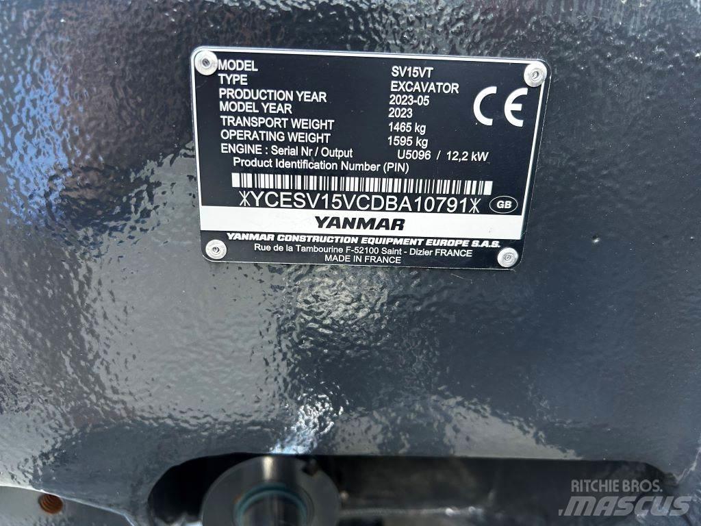 Yanmar SV15VT Midi bageri 7t – 12t