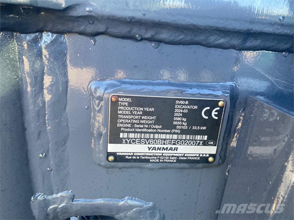 Yanmar SV60-B Midi bageri 7t – 12t