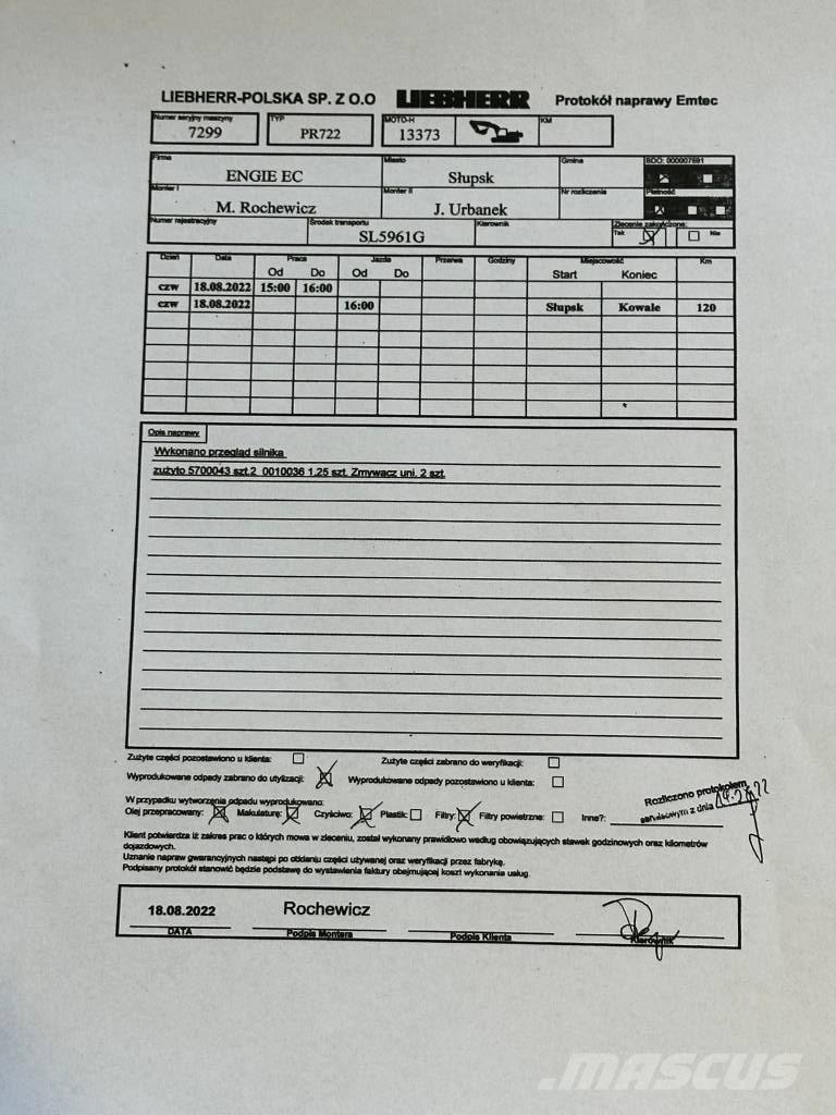 Liebherr PR 722 B M Buldožeri guseničari