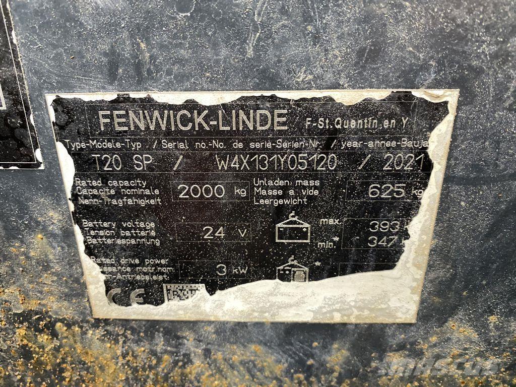 Linde T20SP Nisko podizni električni viljuškar sa stajalištom