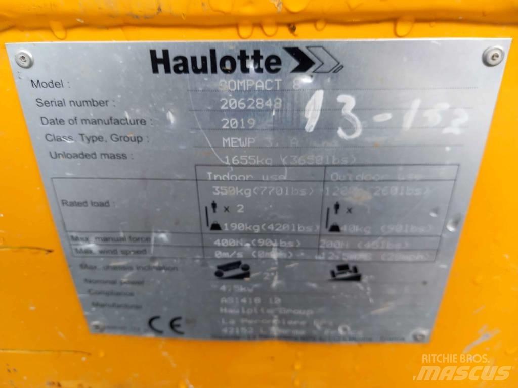 Haulotte Compact 8 Makazaste platforme