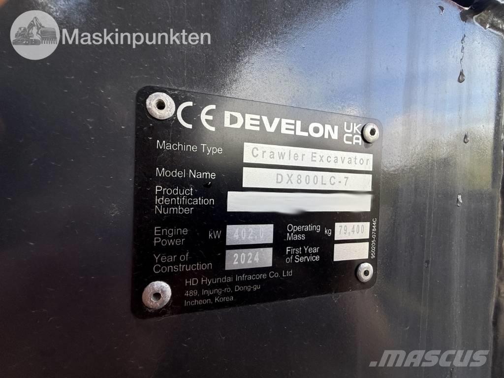 Develon 800 LC Bageri guseničari