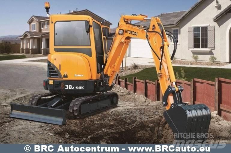 Hyundai R30Z-9AK Mini bageri < 7t