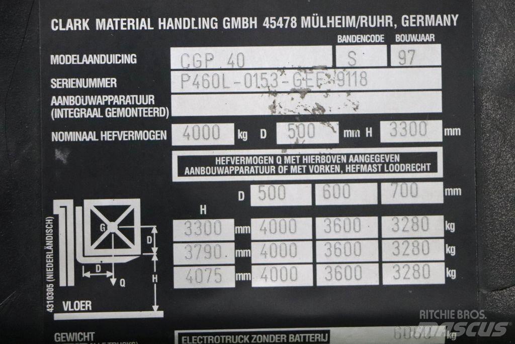 Clark CGP40 Plinski viljuškari