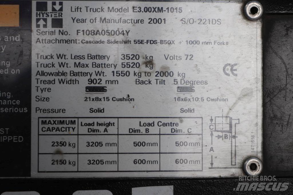 Hyster E3.00XM Električni viljuškari