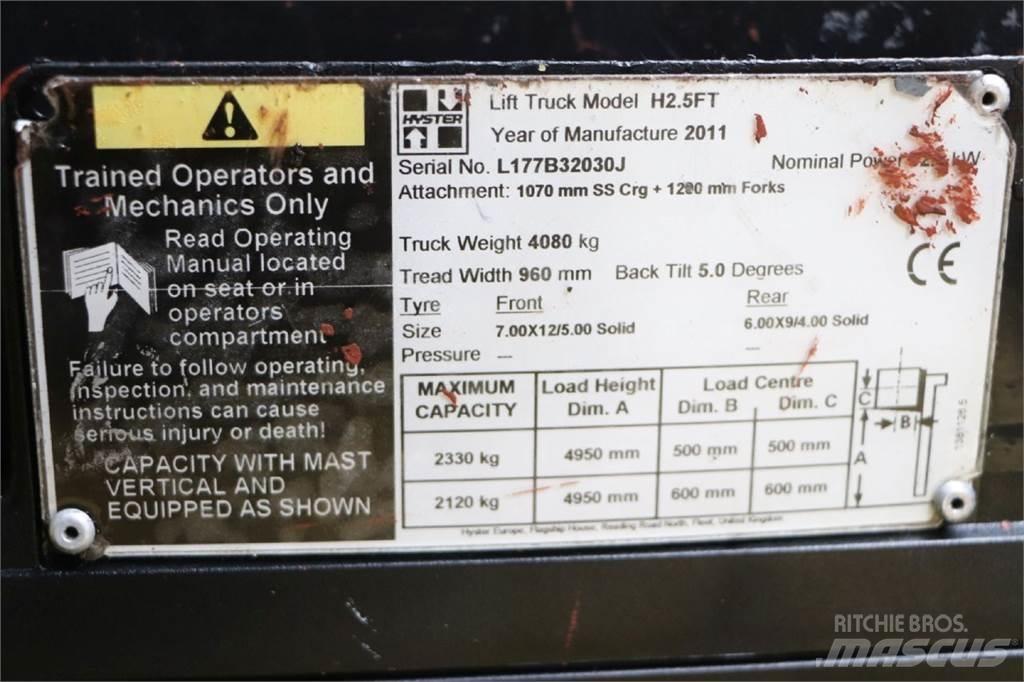 Hyster H2.5FT Plinski viljuškari