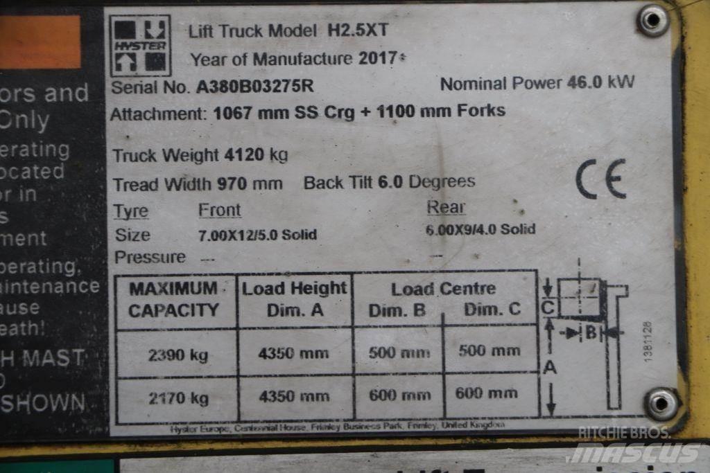Hyster H2.5XT Plinski viljuškari