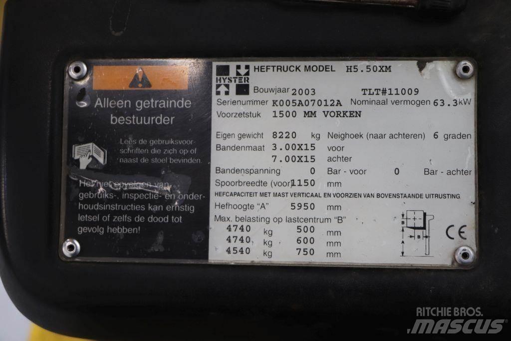 Hyster H5.50XM Plinski viljuškari