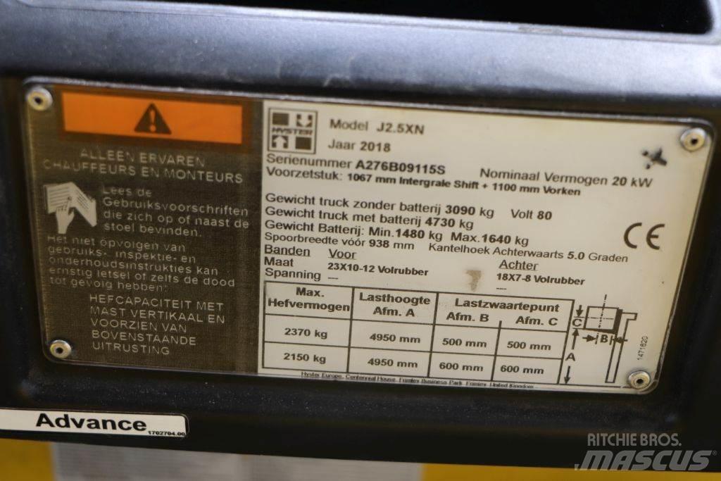 Hyster J2.5XN Električni viljuškari