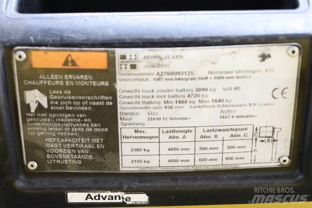 Hyster J2.5XN Električni viljuškari