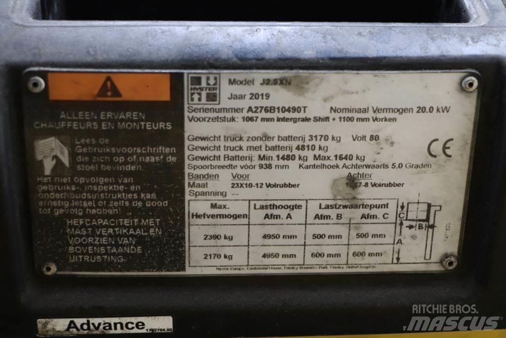 Hyster J2.5XN Električni viljuškari