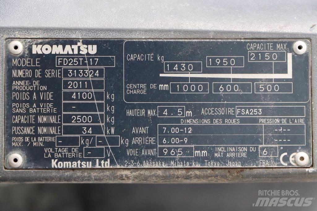 Komatsu FD25T-17 Dizelski viljuškari