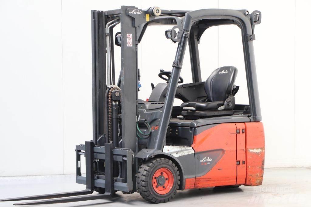 Linde E16C-02 Električni viljuškari