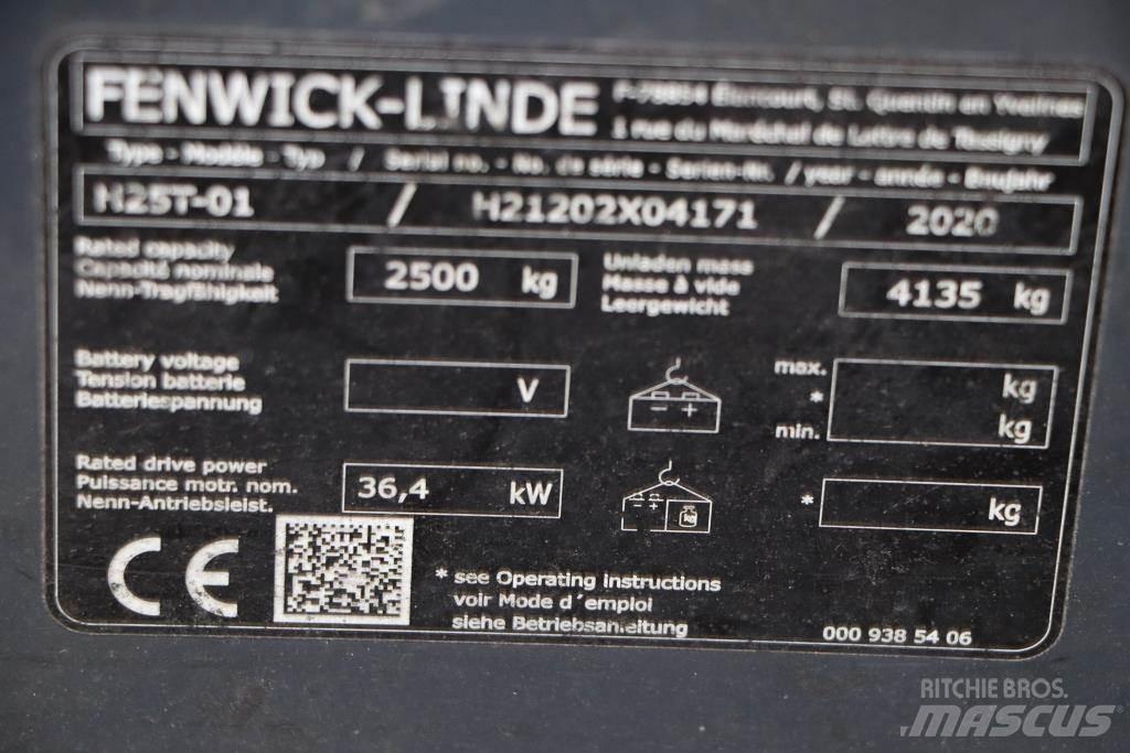 Linde H25T-01 Plinski viljuškari