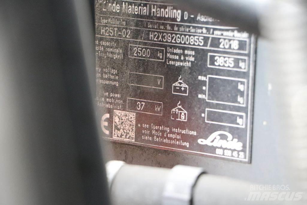 Linde H25T-02 Plinski viljuškari
