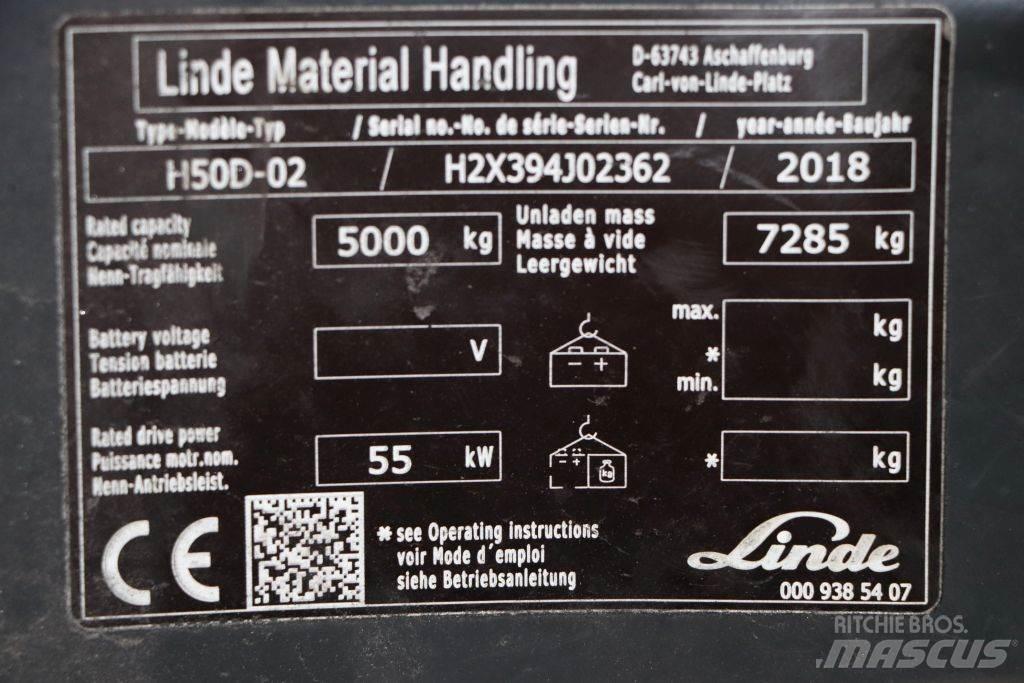 Linde H50D-02 Dizelski viljuškari