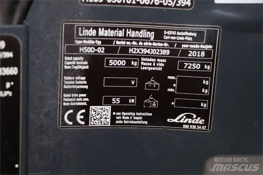 Linde H50D-02 Dizelski viljuškari