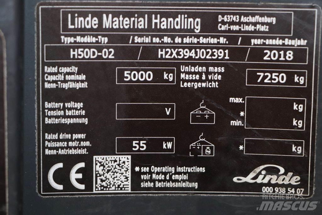 Linde H50D-02 Dizelski viljuškari
