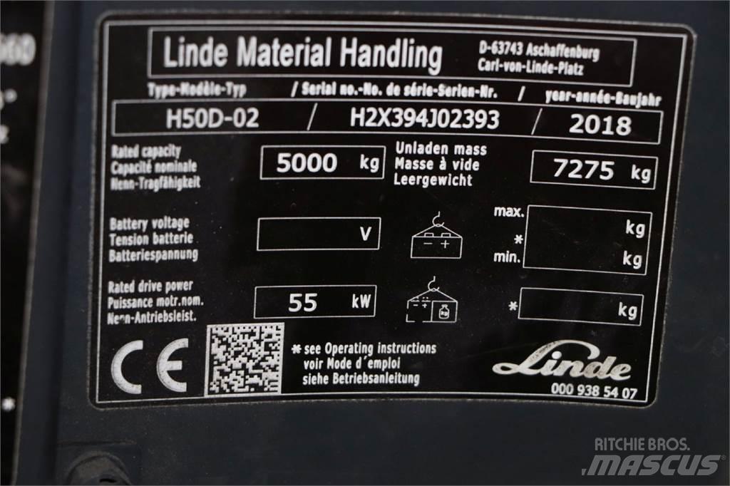Linde H50D-02 Dizelski viljuškari