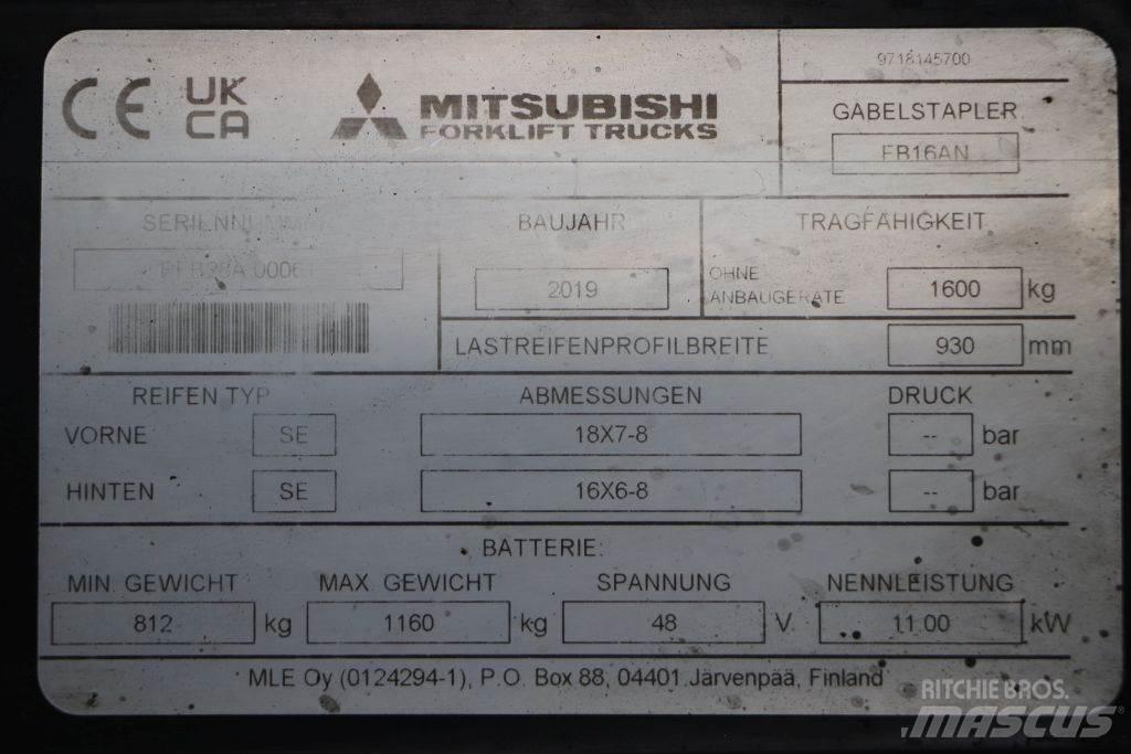 Mitsubishi FB16AN Električni viljuškari