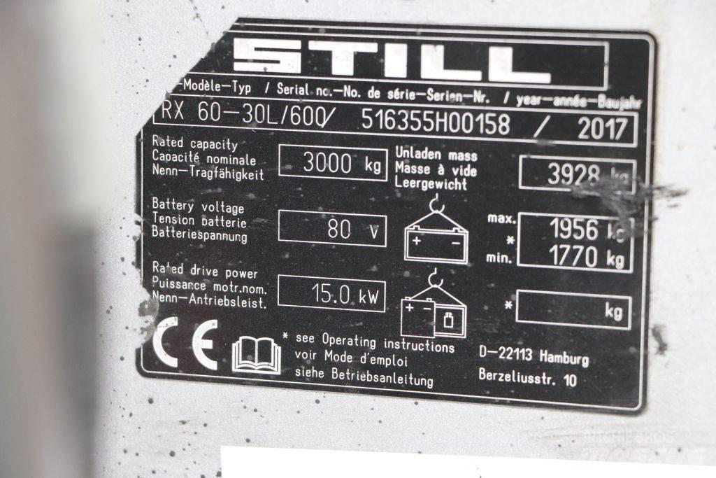 Still RX60-30L/600 Električni viljuškari