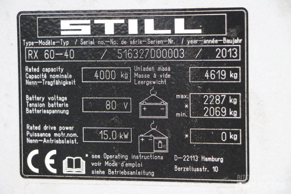 Still RX60-40 Električni viljuškari