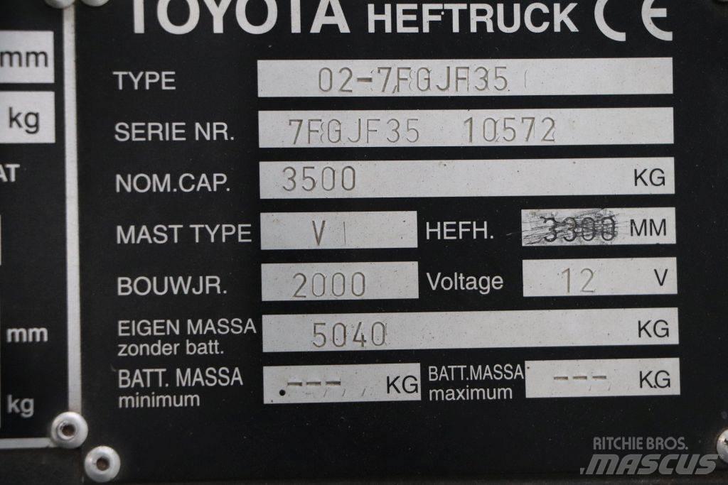 Toyota 02-7FGJF35 Plinski viljuškari