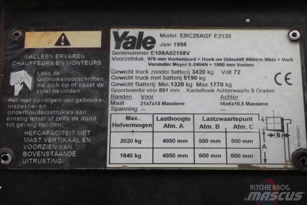 Yale ERC25AGF Električni viljuškari