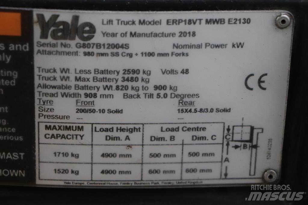 Yale ERP18VT Električni viljuškari