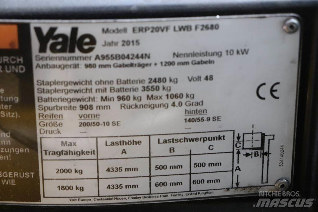 Yale ERP20VF Električni viljuškari