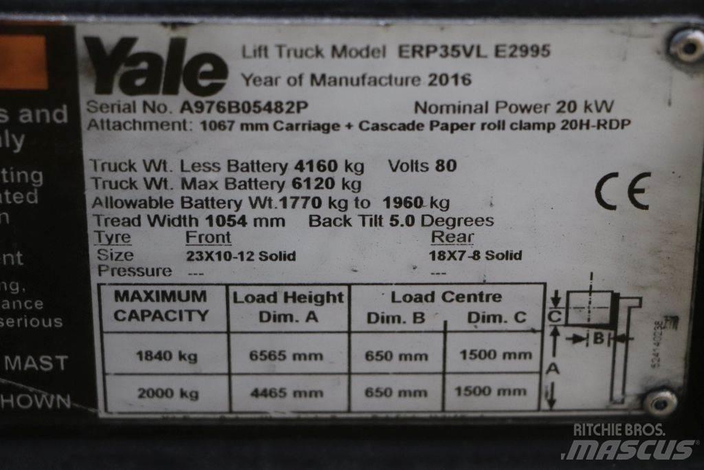 Yale ERP35VL Električni viljuškari