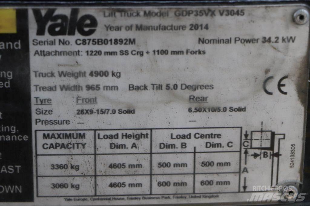 Yale GDP35VX Dizelski viljuškari