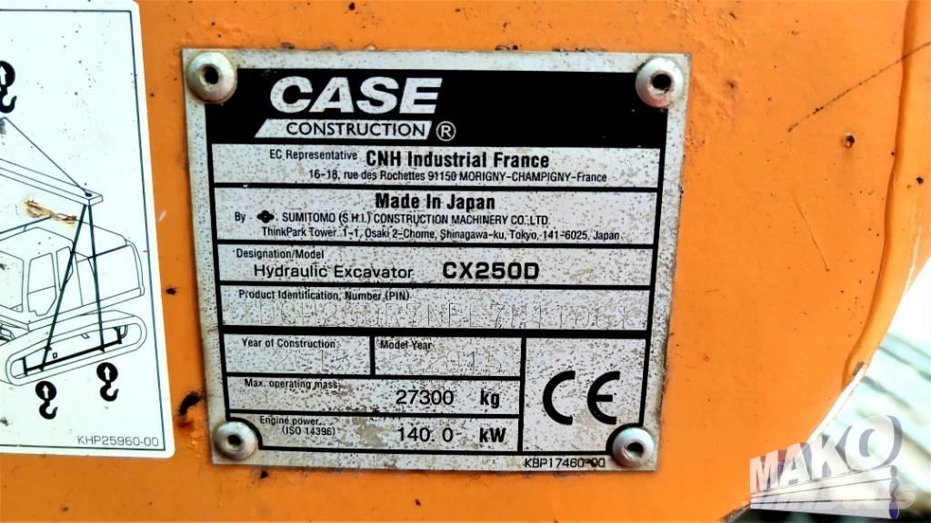 CASE CX 250 D Bageri guseničari