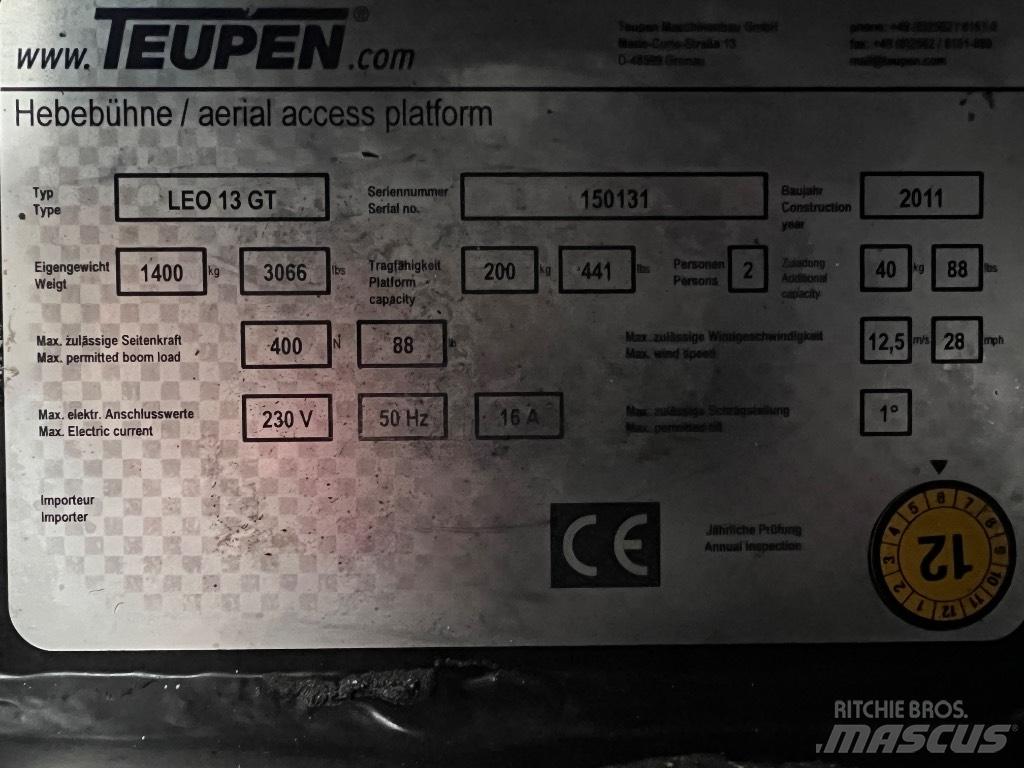 Teupen LEO 13 GT Teleskopske samohodne platforme