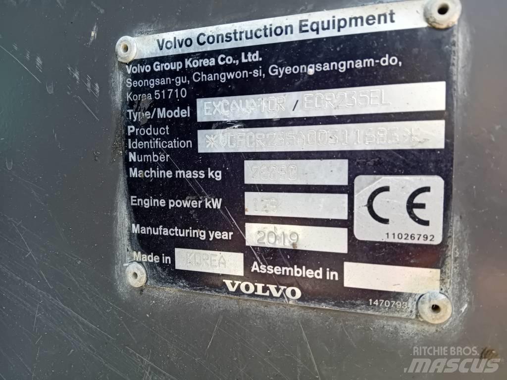 Volvo ECR 235 E Bageri guseničari